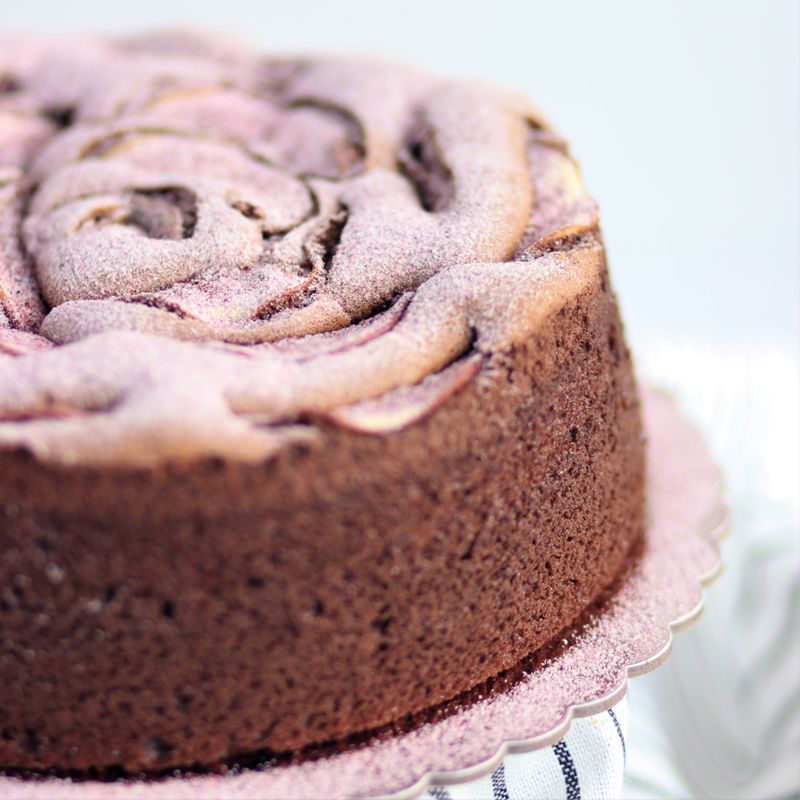 Chocolate Rose Chiffon Cake + Puff Pastry Almond Cookies image number 3