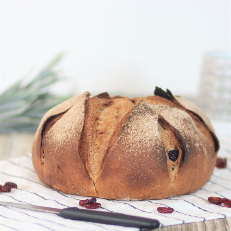 220817 Chocolate Artisan Bread + Cranberry Rye Bread image number 3