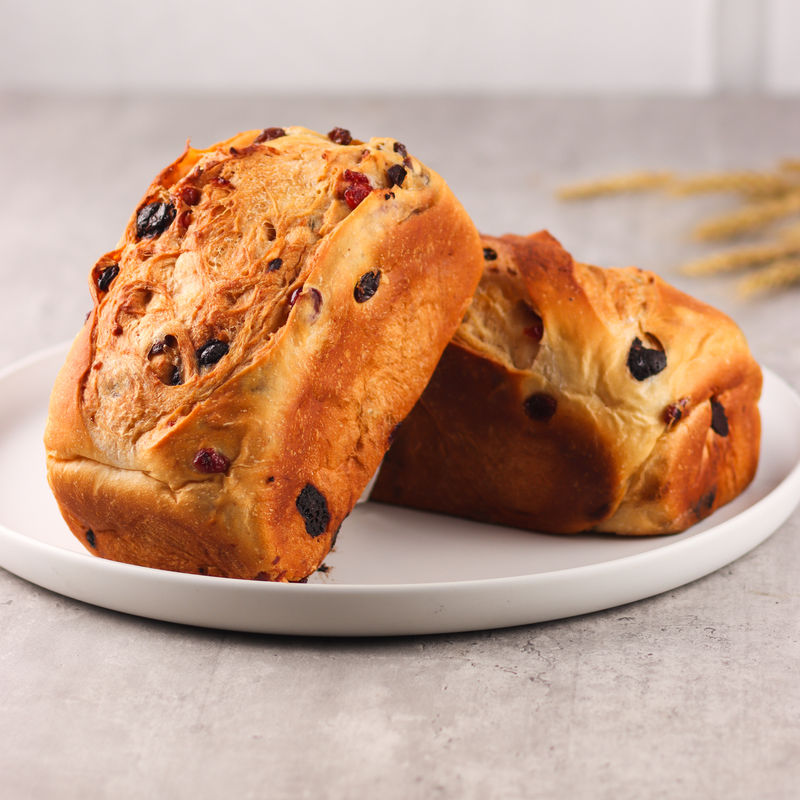 Raisin Cranberry Chocolate Bread + Pecan Chocolate Cookies