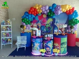 Decoração tema Divertidamente para festa de aniversário infantil