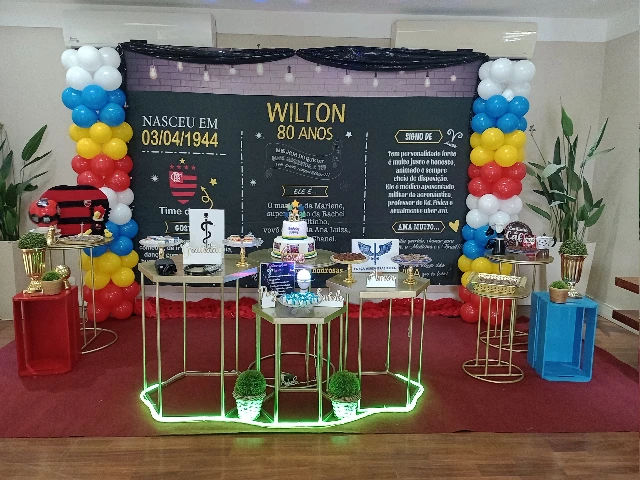 Decoração de festa de adultos