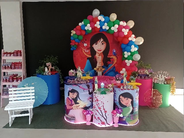 Decoração de festa infantil feminina