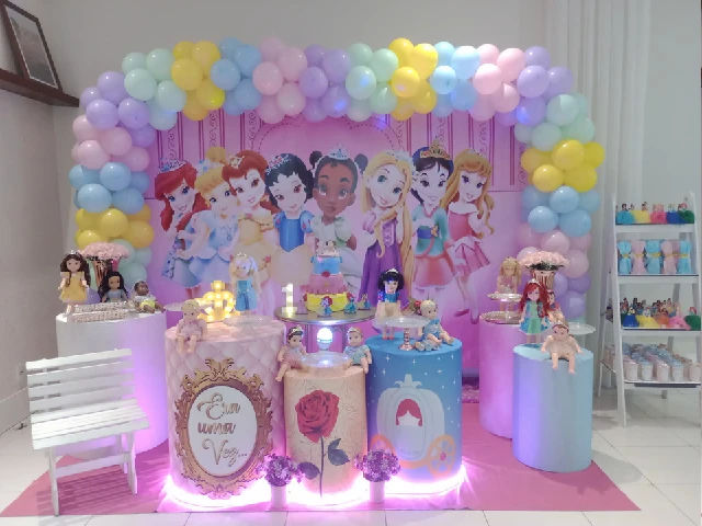 Decoração de festa infantil - Princesas Baby Disney