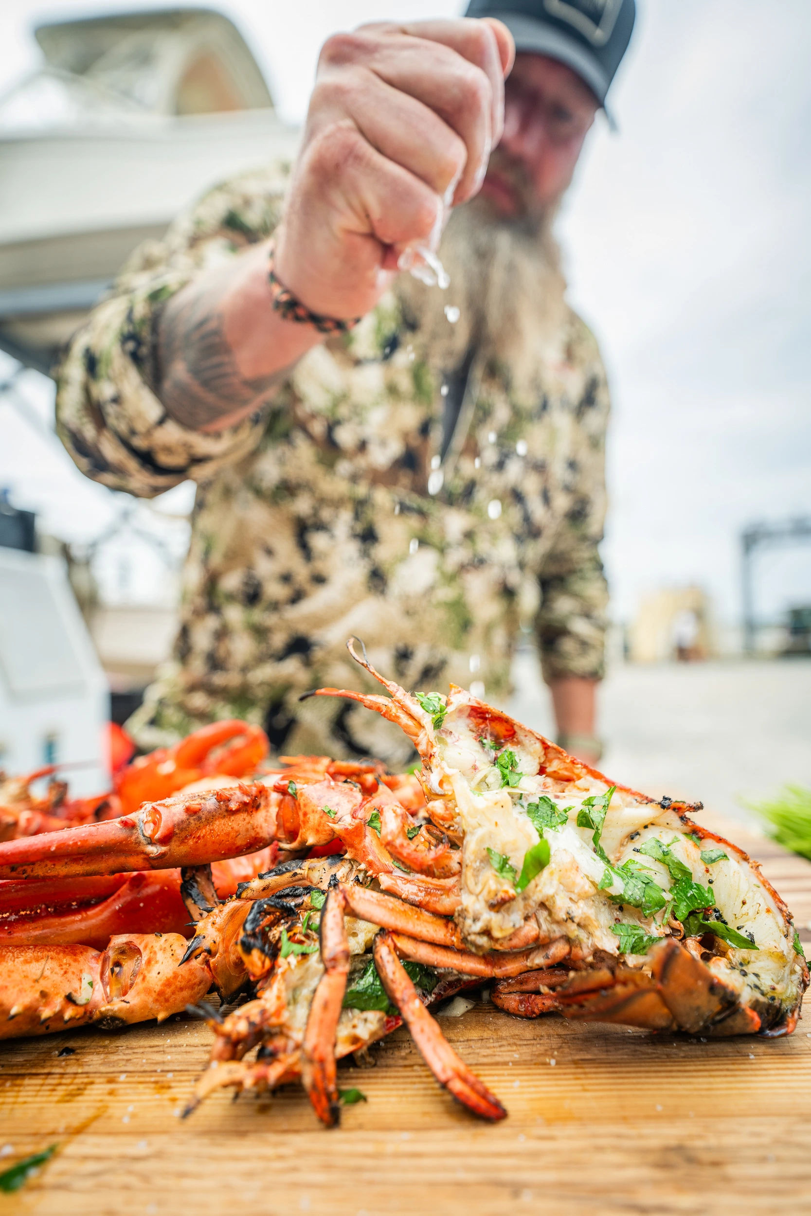grilled lobster