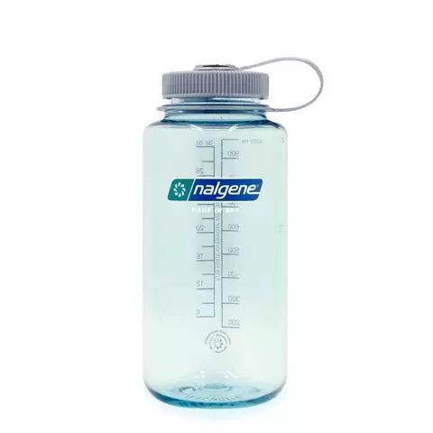 Botella de agua azul 1L