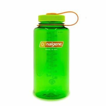 Botella reutilizable 1 litro verde boca ancha Sustain 