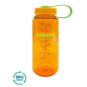 Botella reutilizable 500 ml naranja boca ancha Sustain 