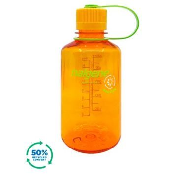 Botella reutilizable 500ml naranja boca estrecha Sustain 