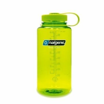 Botella reutilizable 1 litro verde claro boca ancha Sustain