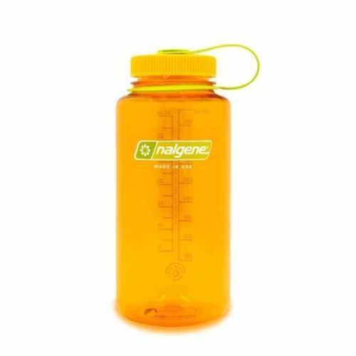 Botella reutilizable 1 litro naranja boca ancha Sustain