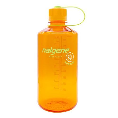 Botella reutilizable 1 litro naranja boca estrecha Sustain