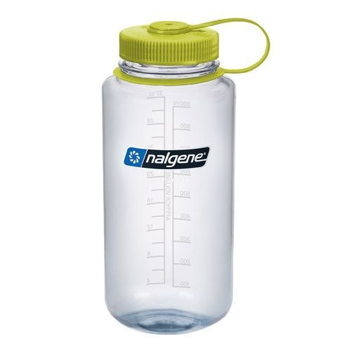 Botella reutilizable 1 litro transparente boca ancha Nalgene