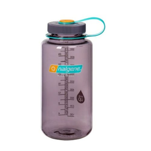 Botella reutilizable 1 litro berenjena boca ancha Nalgene