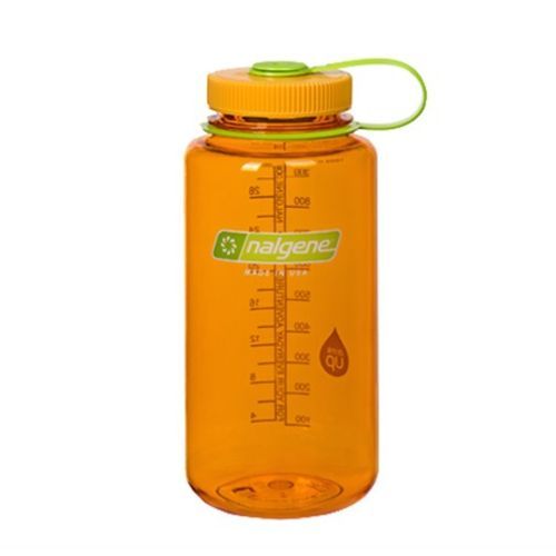 Botella reutilizable 1 litro mandarina boca ancha Nalgene