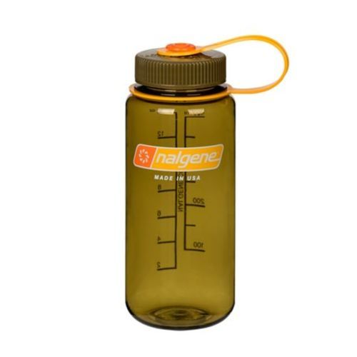 Botella reutilizable 500 ml oliva boca ancha Nalgene