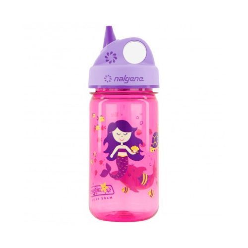 Botella para niños 375ml rosa Sirena Grip'N Gulp