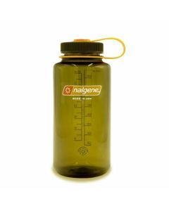 Botella reutilizable 1 litro verde oliva boca ancha Sustain 