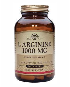 L-Arginina (L-Arginine) 1000 mg 90 cápsulas - Solgar