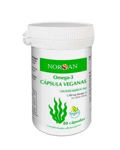 Omega 3 vegano 80 cápsulas - Norsan