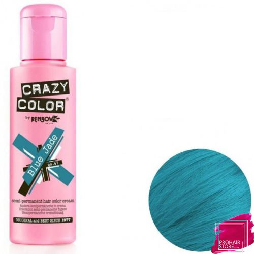 Prohair Store Crazy Color 67 Azul Jade 100ml Prohair Store