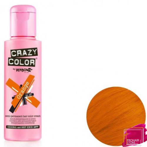 Prohair Store Crazy Color 60 Orange 100 Ml Prohair Store