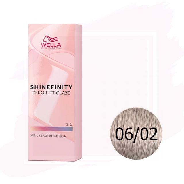 Wella Shinefinity Zero Lift Glaze Tinte 06/02 - Dark Sage