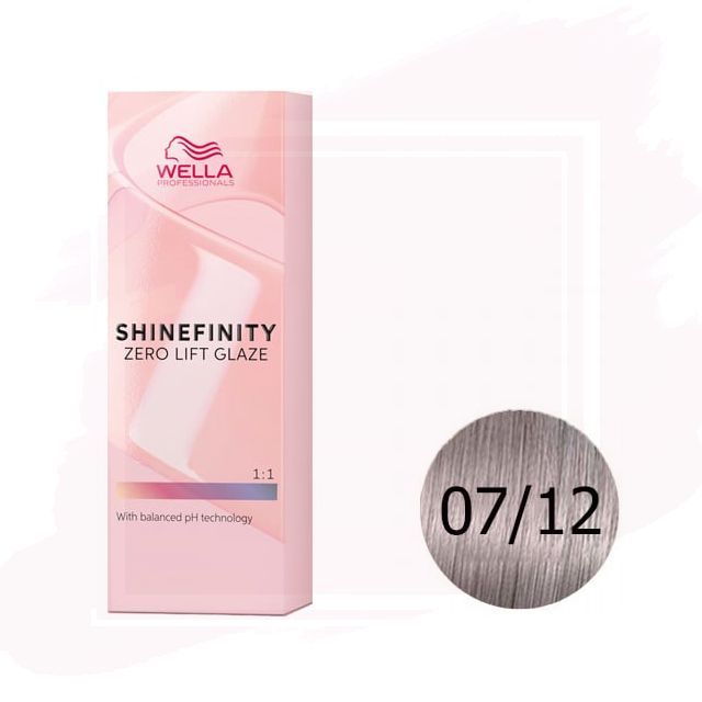 Wella Shinefinity Zero Lift Glaze Tinte 07/12 - Cool Mushroom