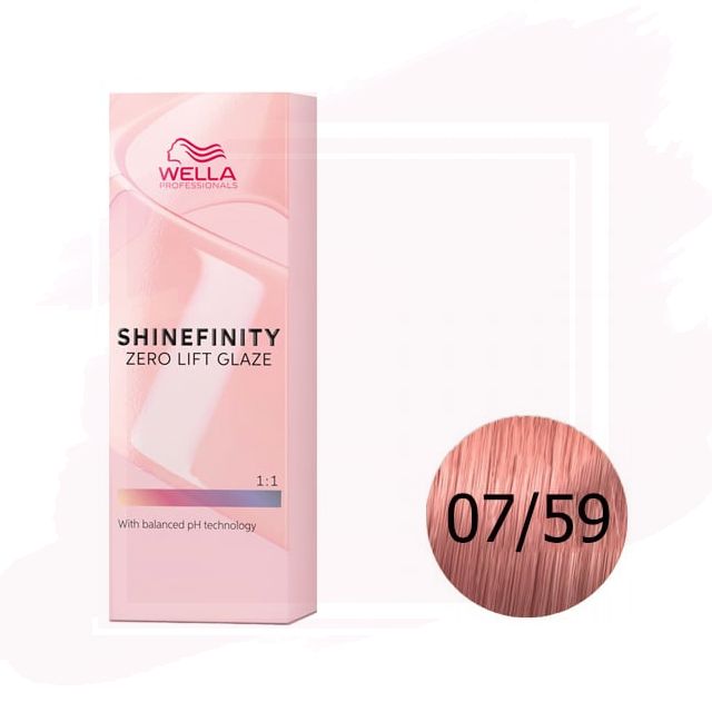 Wella Shinefinity Zero Lift Glaze Tinte 07/59 - Strawberry Wine