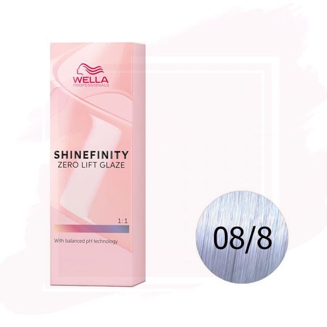 Wella Shinefinity Zero Lift Glaze Tinte 08/8 - Blue Pearl