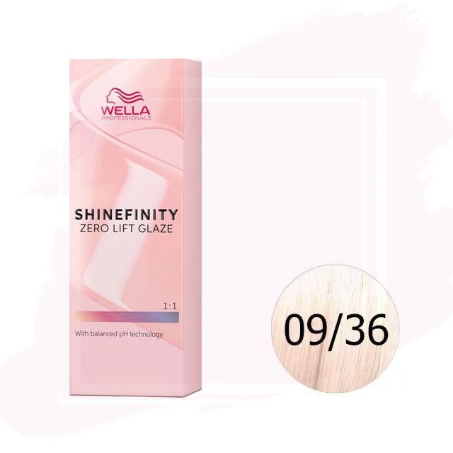 Wella Shinefinity Zero Lift Glaze Tinte 09/36 - Vanilla Glaze