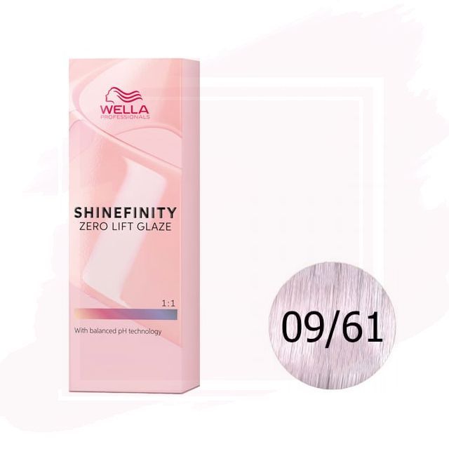 Wella Shinefinity Zero Lift Glaze Tinte 09/61 - Iced Platinum