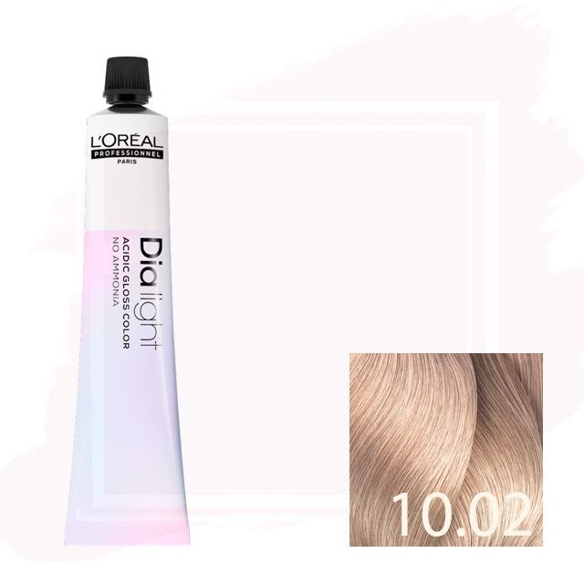 L'Oréal Dialight Tinte 10.02 - Rubio Platino Natural Irisado 50ml