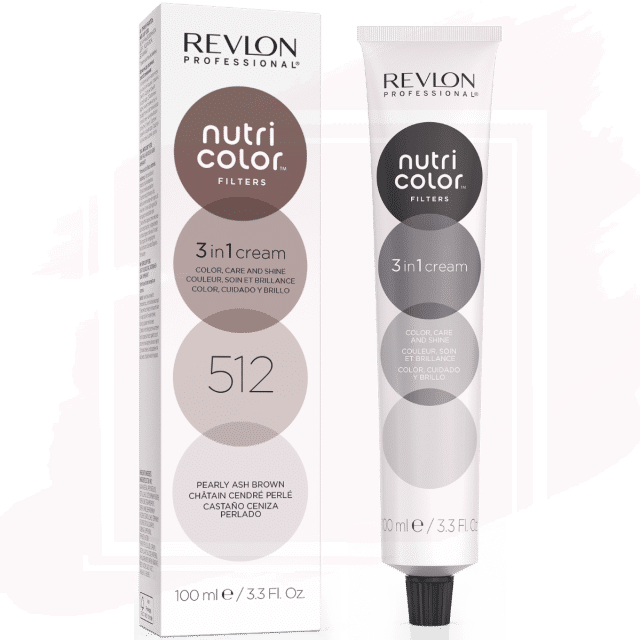 Revlon NutriColor Filters Mascarilla de Color Tubo 512 - Castaño Ceniza Perlado 100ml