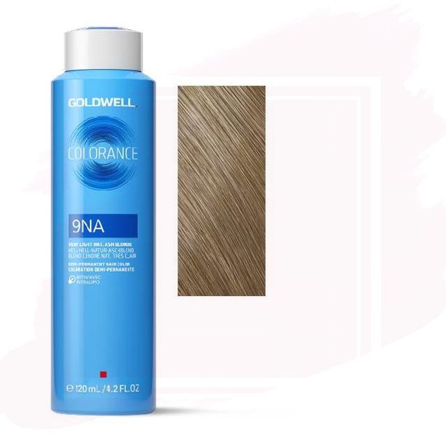 Goldwell Colorance Depósito Tinte 9NA - Rubio Ceniza Natural Muy Claro