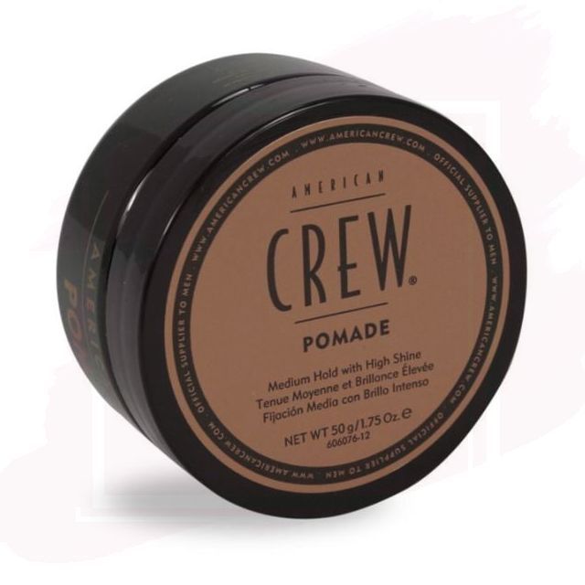 American Crew Pomade - Pomada con Fijación Media y Brillo Alto 50g