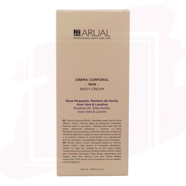 Arual Rosa Mosqueta Crema Corporal 500 ml