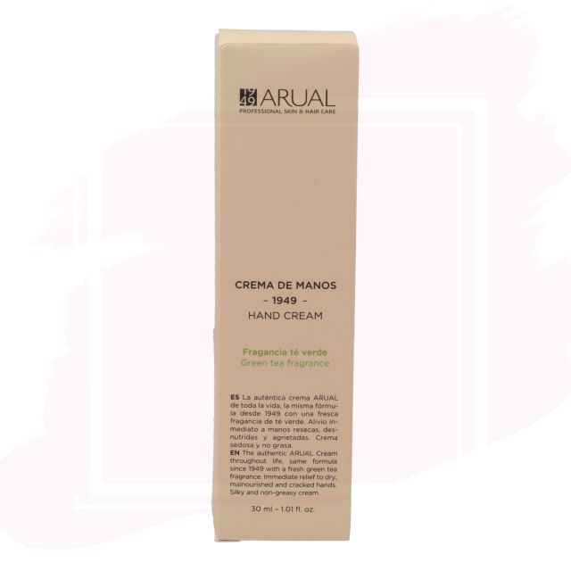 Arual Fragancia Té Verde Crema De Manos 30 gr