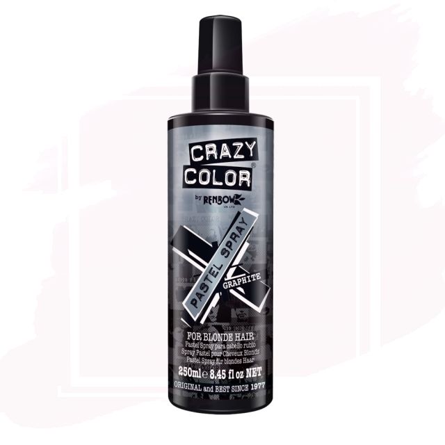 Crazy Color Pastel Spray Graphite para Cabello Rubio 250ml