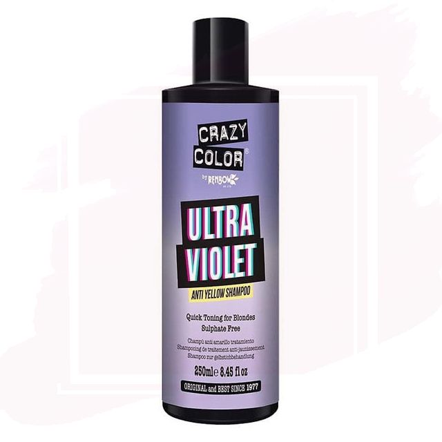 Crazy Color Champú Sin Sulfatos Ultraviolet Anti Amarillo 250ml