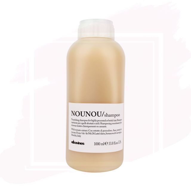 Davines NOUNOU Nourishing Illuminating Shampoo Sin Sulfatos 1000ml