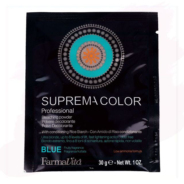 Farmavita Suprema Bleaching Powder/Decolorante Azul 30G