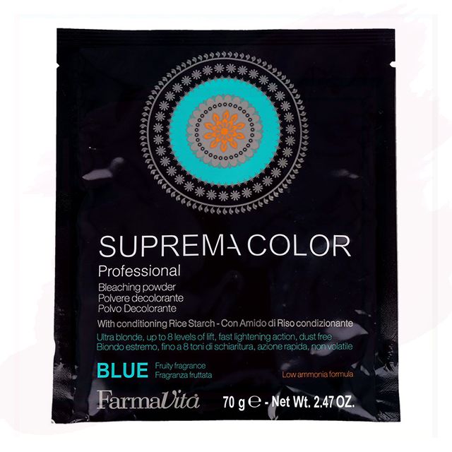 Farmavita Suprema Bleaching Powder/Decolorante Azul 70G