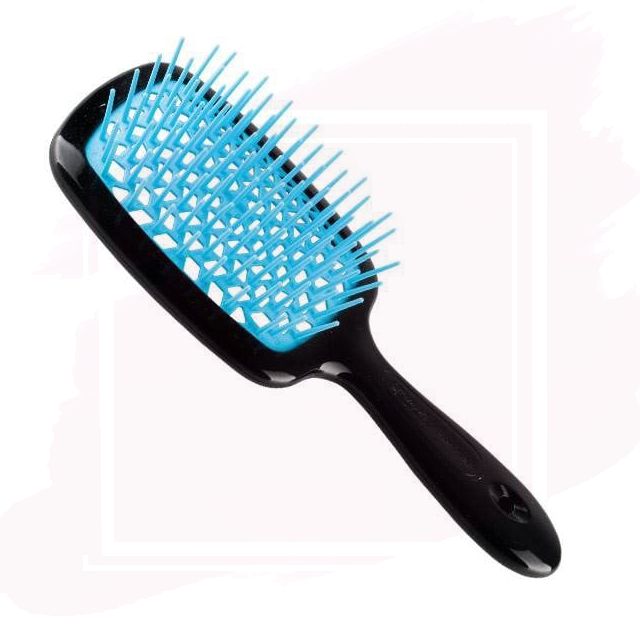 Jäneke Súperbrush Cepillo Negro/Turquesa SP226