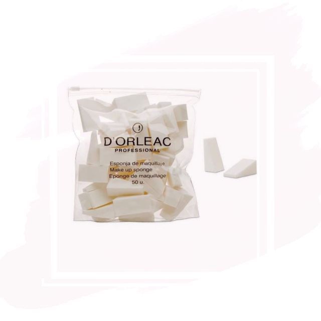 D'Orleac Esponja de Maquillaje (pack 50 ud)