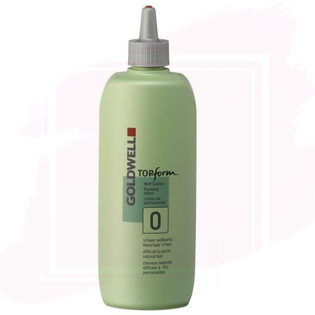 Goldwell Topform 0 Loción de Permanente para Cabellos Naturales Resistentes 500ml