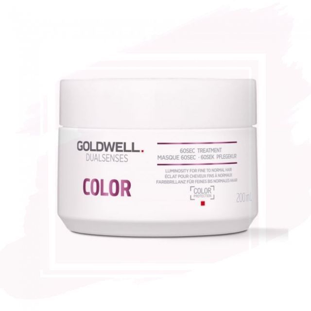 Goldwell Dualsenses Color Brilliance 60sec Treatment Mascarilla Iluminadora para Cabello Fino/Normal 200ml