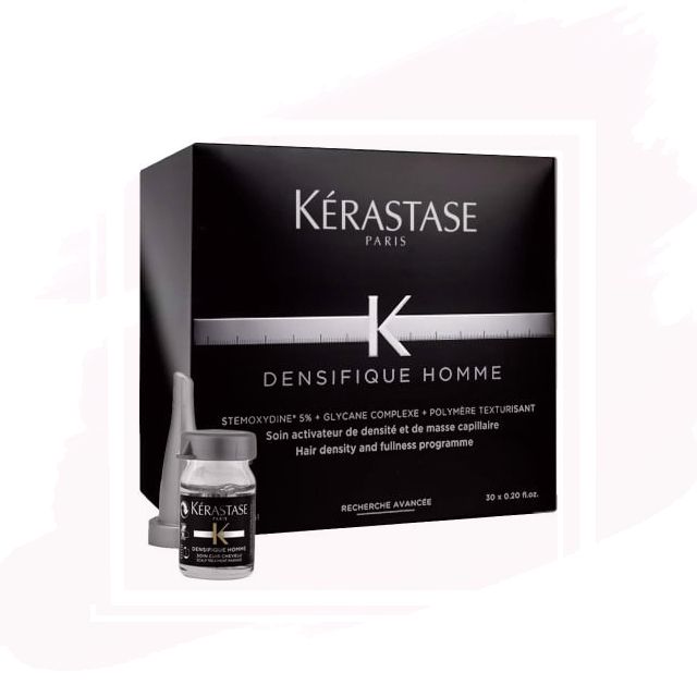 Kérastase Densifique Tratamiento Homme Concentrado en Ampollas Rellenador y Rejuvenecedor 30x6ml