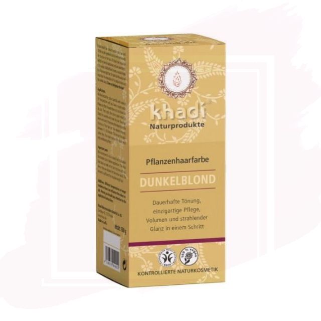 Khadi Tinte Vegetal Light Brown - Castaño Claro 100g