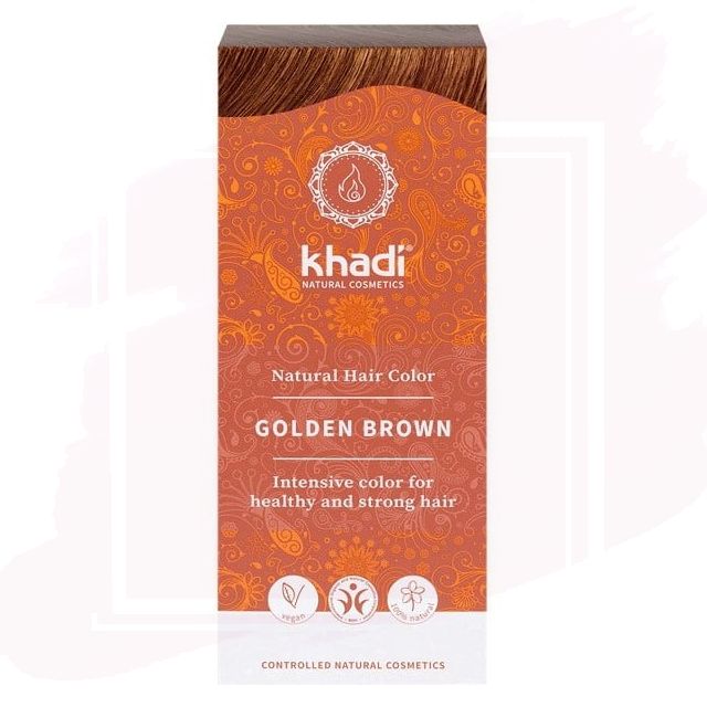 Khadi Tinte Vegetal Golden Brown - Castaño Dorado 100g