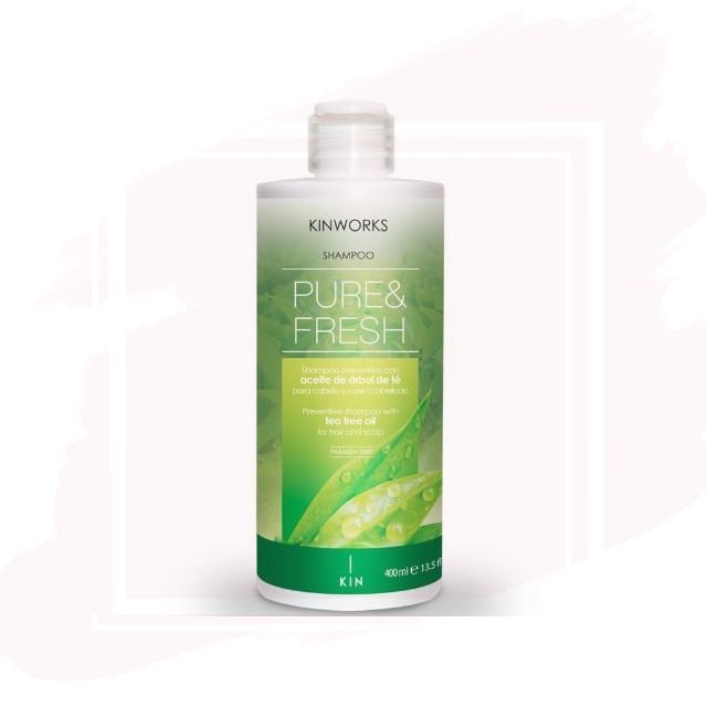 Kinworks Pure & Fresh Champú con Aceite de Árbol del Té 400ml